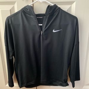 Nike crop quarter zip